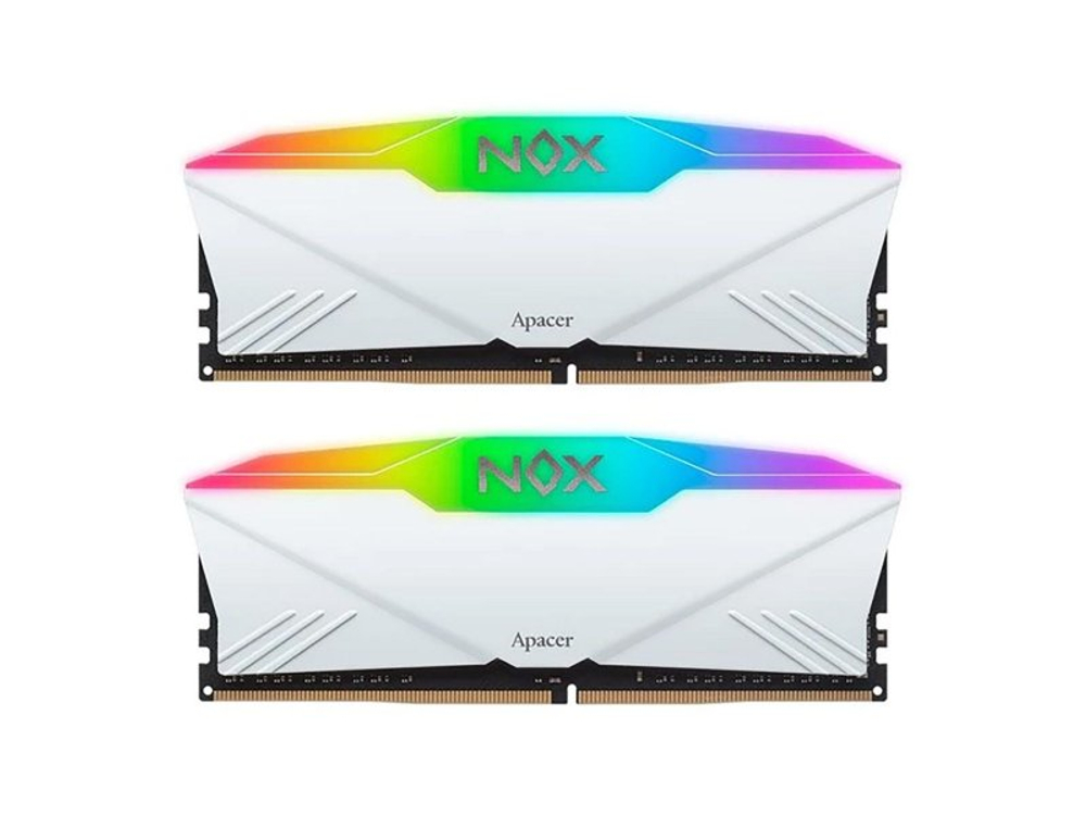 Оперативная память Apacer Nox AH4U32G32C28YNWAA-2, DDR4 2х 32ГБ 3200 МГц, DIMM, RTL