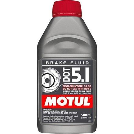 Жидкость тормозная DOT 5.1 Motul синт 0.5л