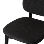 Стул барный с обивкой LATITUDE Saga, рогожка, темно-серый