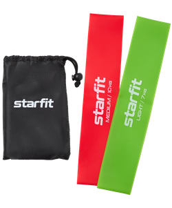 Мини-эспандеры ES-206, малиновый/лаймовый, 2 шт