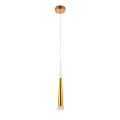 SLE200103-01 Светильник подвесной Золотистый/Золотистый, Белый LED 1*7W 3000K ORPELO