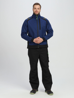 Куртка ProfLineLeader (тк.Софтшел), синий/черный