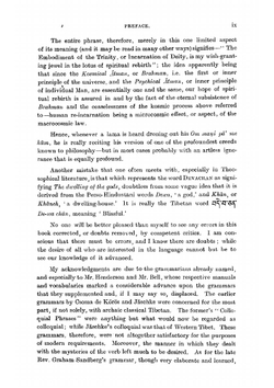 A grammar of the Tibetan language, literary and colloquial. With copious illustrations, and treating fully of spelling, pronunication, and the . appendices of the various forms of the verb | Herbert Bruce Hannah