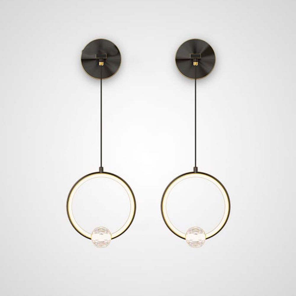 Настенный Светильник Luana Wall Black By Imperiumloft