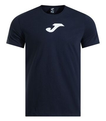 Мужская теннисная футболка Joma Challenge Short Sleeve - navy blue