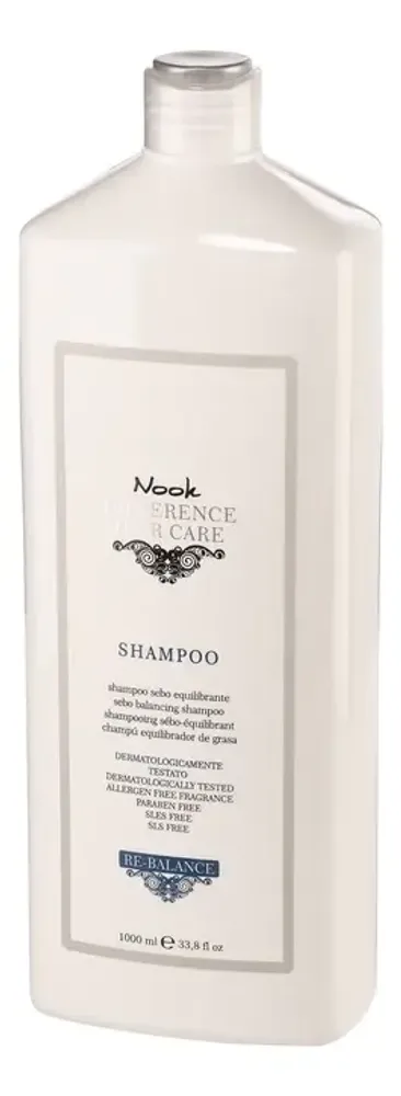Nook Возрождение Шампунь для кожи головы, склонной к жирности Ph 5,0Re-Balance Shampoo,1000 мл