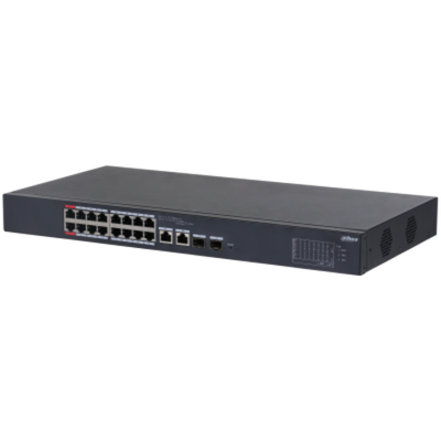 16 портов настольный коммутатор с PoE Dahua DH-CS4218-16ET-190
