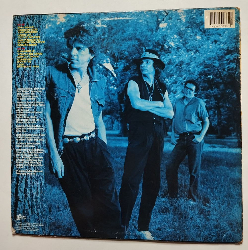 Винтажная виниловая пластинка LP Stevie Ray Vaughan And Double Trouble Soul To Soul (USA 1985)