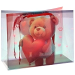 Пакет подарочный «Мишка с сердцем» 27*21*11 см