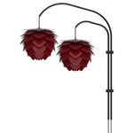 Плафон aluvia mini, бордовый, d40, 30 см