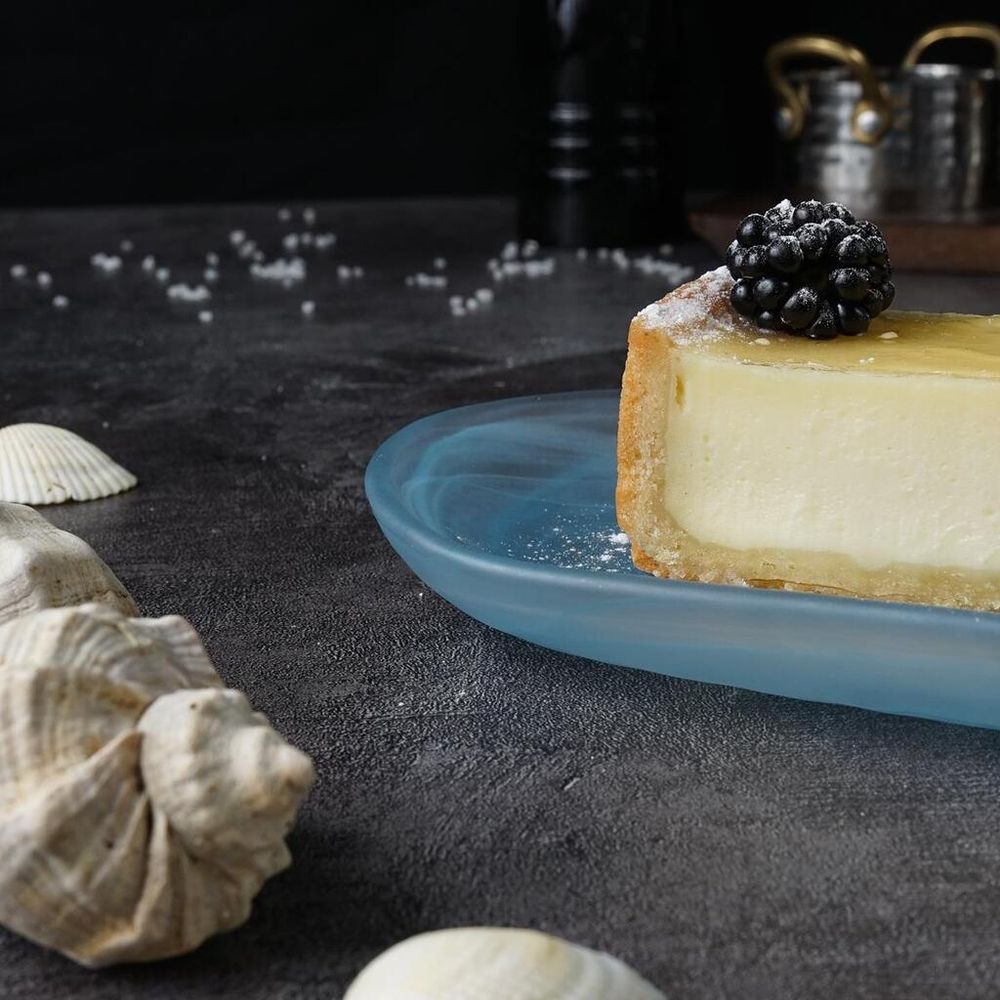 Блюдо овальное 21*11,5*2 см   матовое стекло P.L. Proff Cuisine [6]