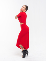 Капри для танцев с завышенной талией