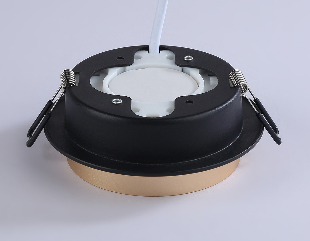 Светильник встраиваемый TN5228 BK/GD черный/золото GX53 max 12W D105*35