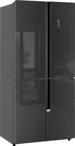 Холодильник Weissgauff INVERTER NO FROST INOX GLASS WCD 450