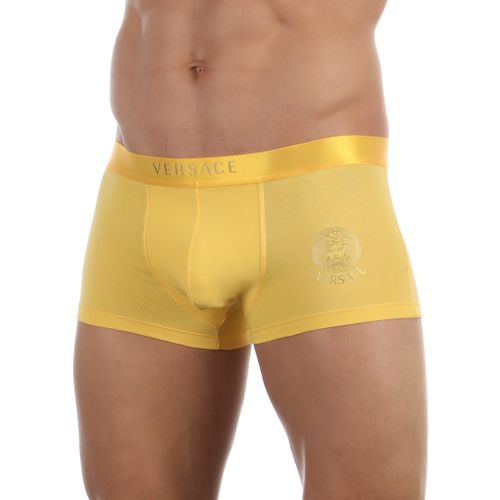 Мужские трусы боксеры желтые Versace