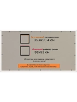 Рамка для постера и фотографий 35x90