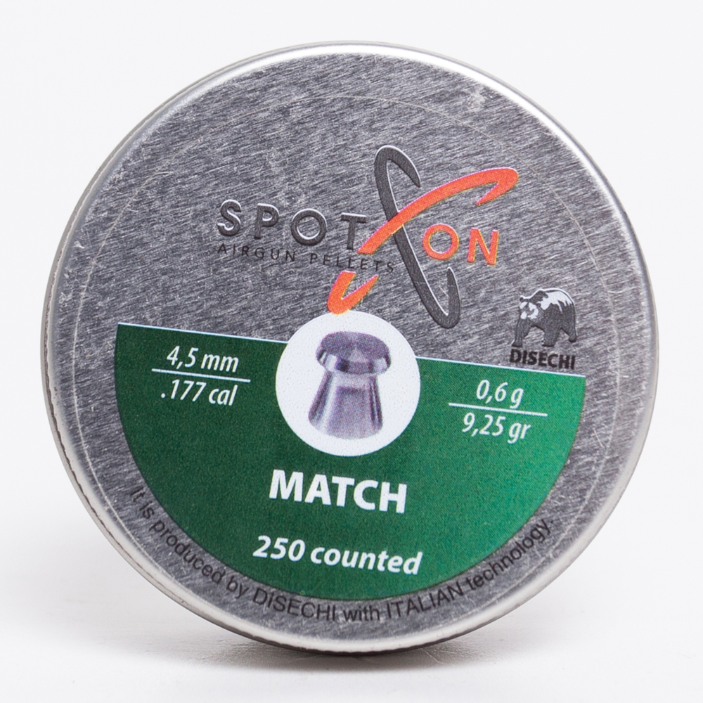 Пули Spoton Match 4,5 мм 0,60 гр. (250 шт)