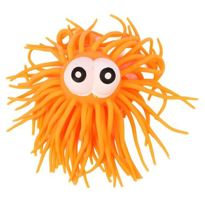 Мякиш паук волосатик со светом д-18см, 4 цвета микса, с-30800