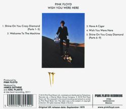 Pink Floyd. Wish You Were Here (CD)
