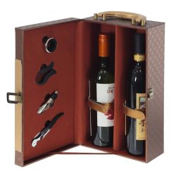 GAEM Шкатулка для бутылок с набором сомелье, L21 W11 H37 см