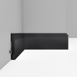 Плинтус напольный Decomaster ECO LINE D005-112G 79х13х2400мм