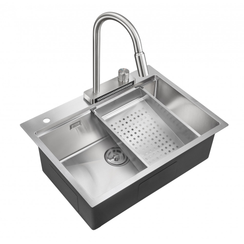 Мойка для кухни Milacio Denia 68 Steel MC.77410 сталь нержавеющая