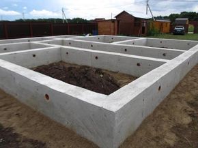 Ленточные фундаменты