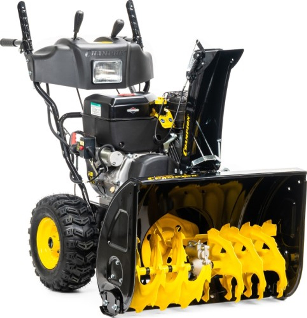 Снегоуборщик бензиновый выброс 15 м с электрозапуском CHAMPION ST1170BS