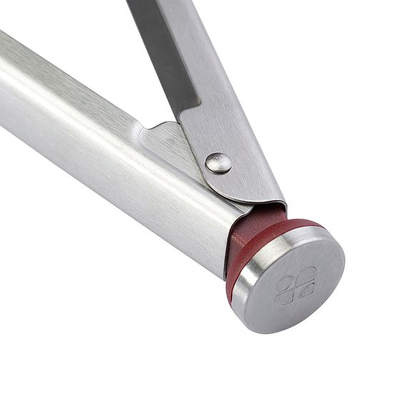 Щипцы кухонные smartchef, 33,5 см, серо-бордовые