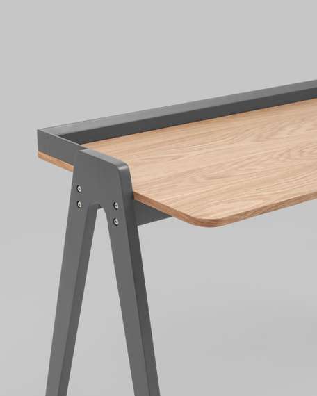 Стол письменный Pyramid 118*53 светлое дерево/серый