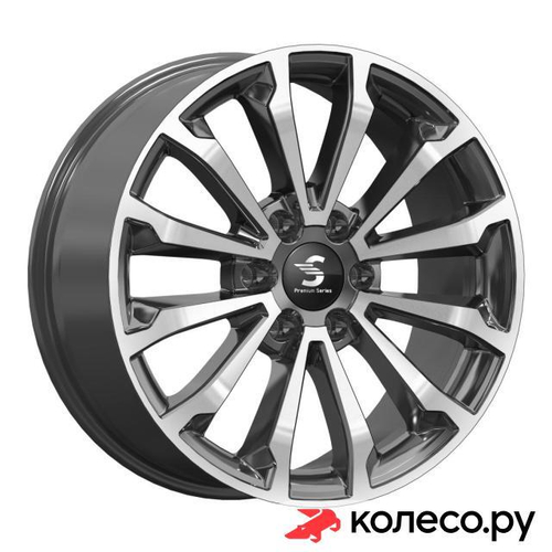 КР006 (20_TANK 500) 8.5x20/6*139.7 D100.1 ET33 Diamond gloss graphite