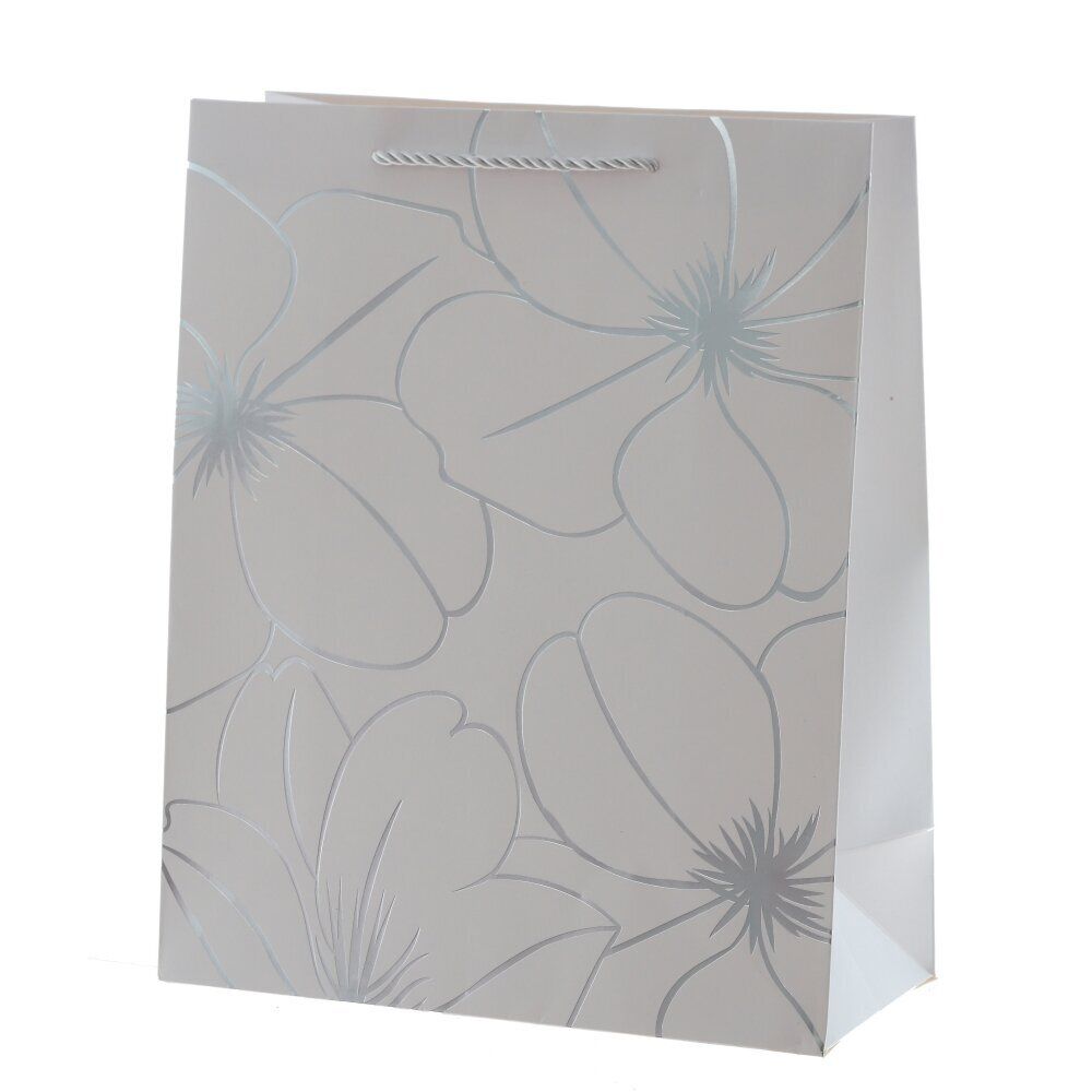 GAEM Пакет подарочный M (бумага 210г/м2, блок 12шт), L26 W12 H32 см, 5в.