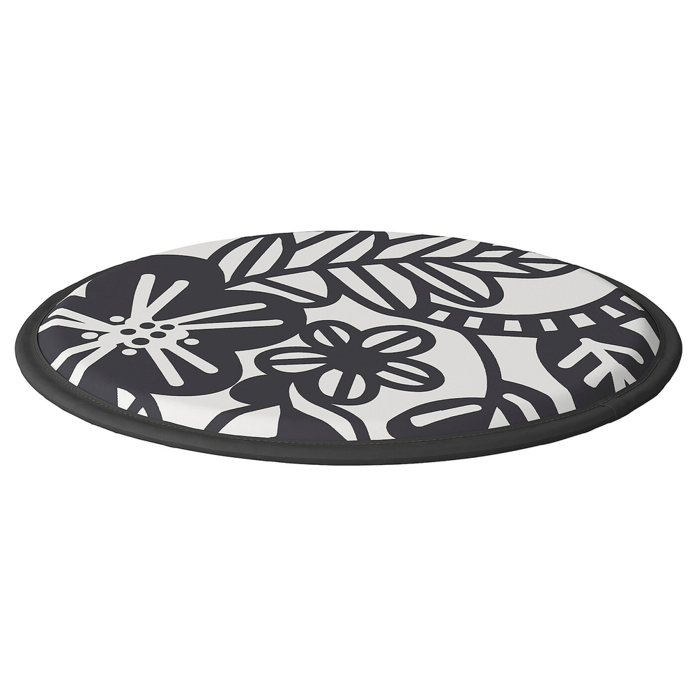 Подушка на стул IKEA BRUKSVARA (БРУКСВАРА), Белый с рисунком, 31 см