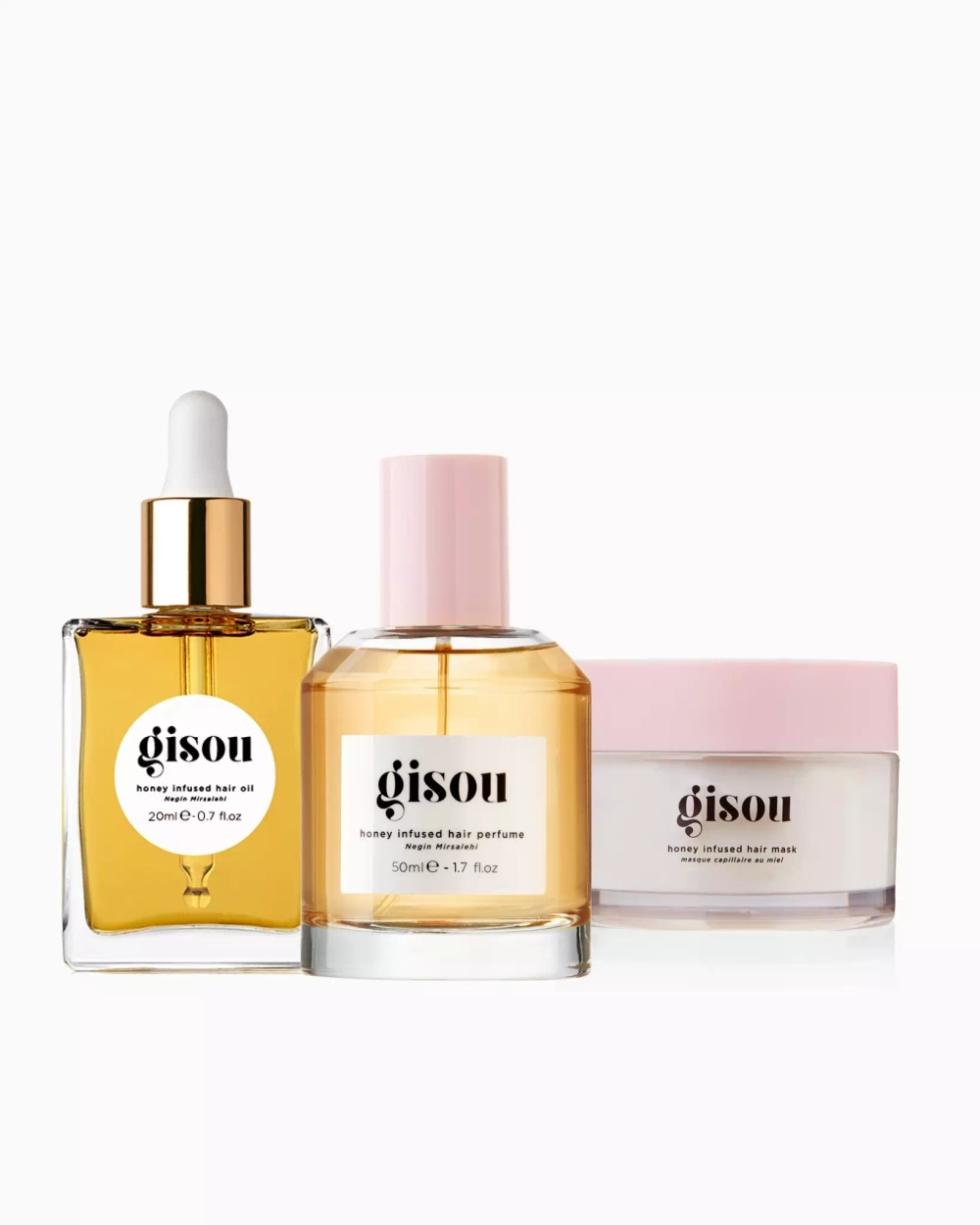 Набор Gisou Honey Glow Hair Trio