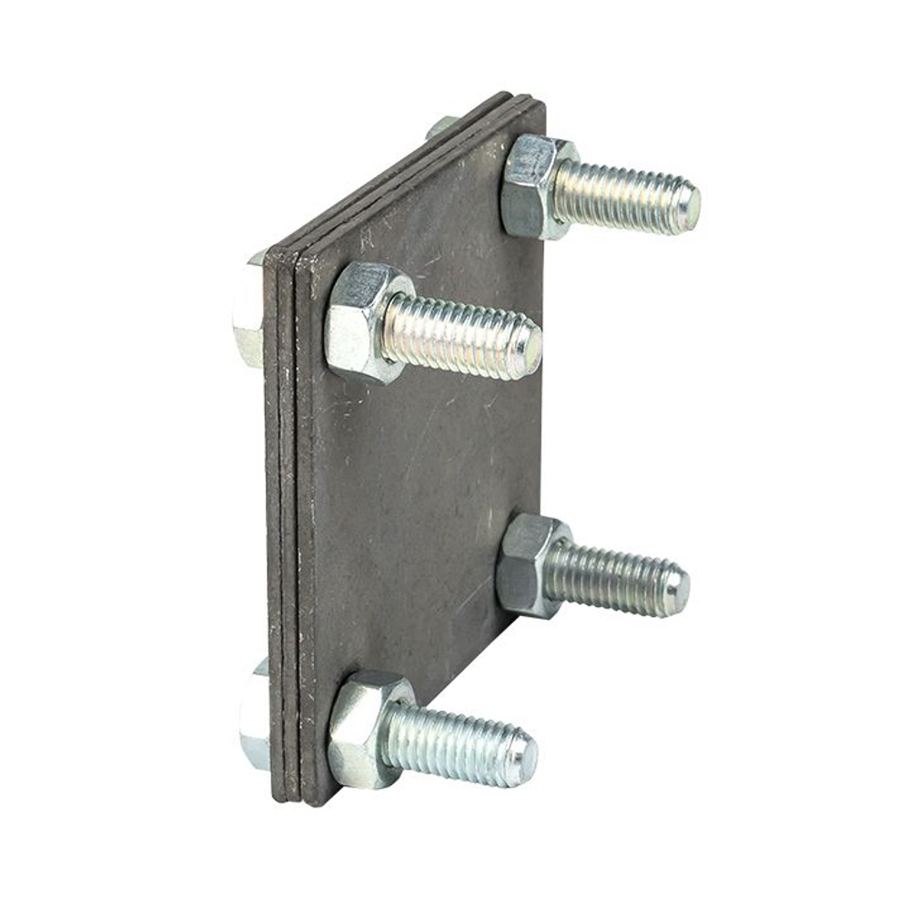 Зажим полоса 40 - полоса 40 (3 пластины 70x70мм) HZ EKF PROxima lp-g3105