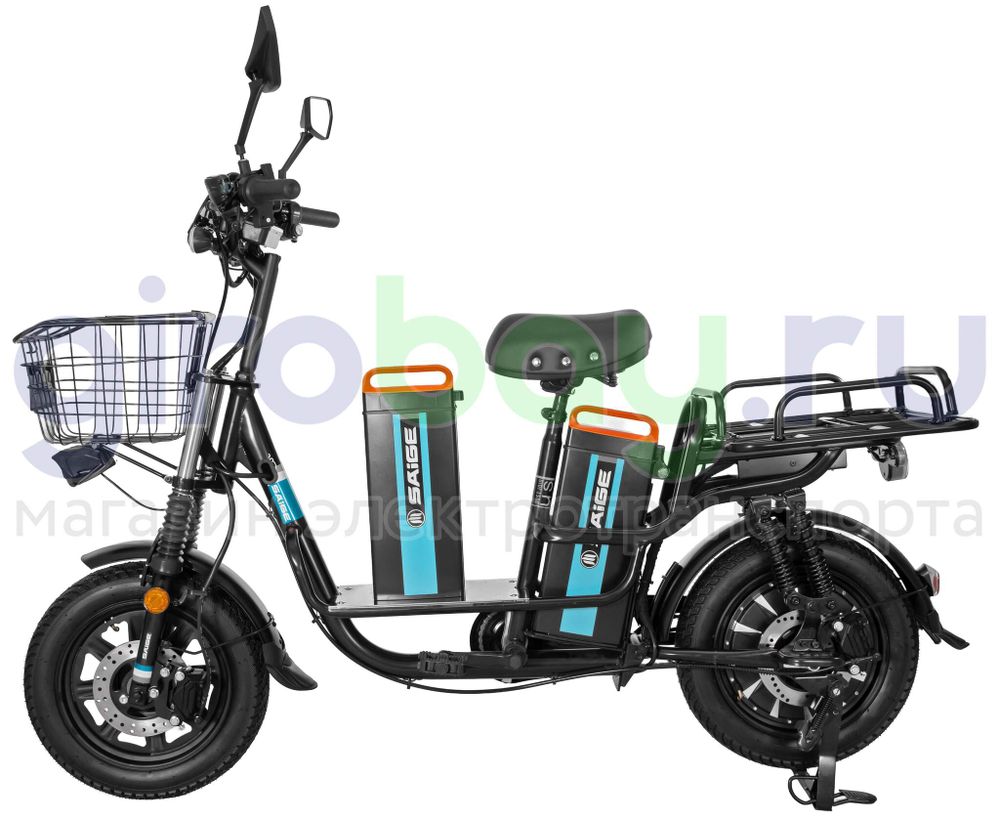 Электровелосипед SAIGE MONSTER GI 240W (60V/60Ah) - с двумя АКБ по 30Ah фото №1