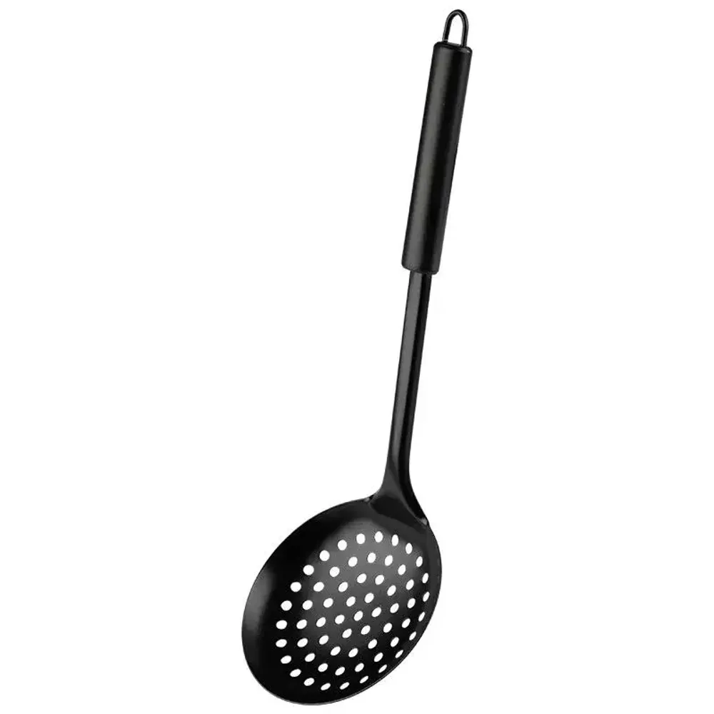 Шумовка CLASSICO NERO из нержавеющей стали, цвет - черный, non-stick (раб часть)