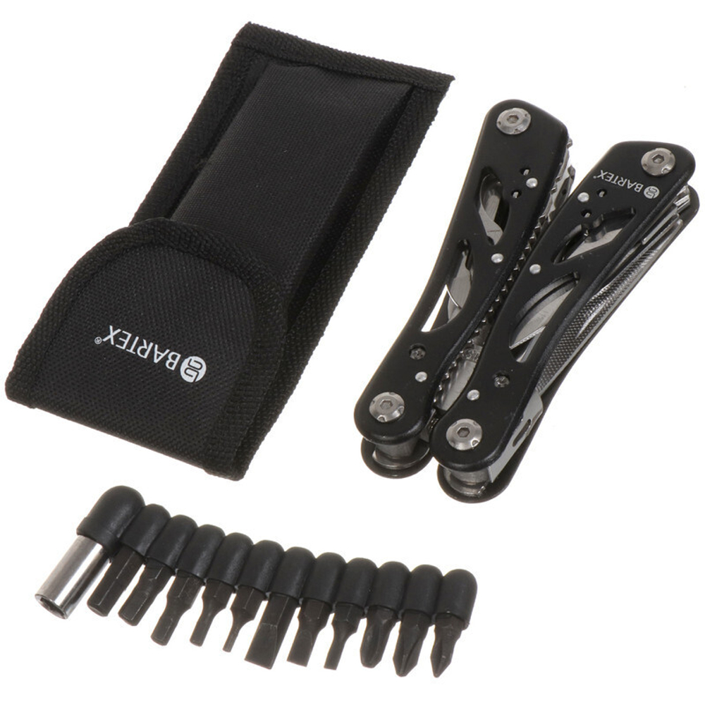 Мультитул-трансформер 15 функций, с чехлом, 160 мм, Bartex, AI-2904010, шт