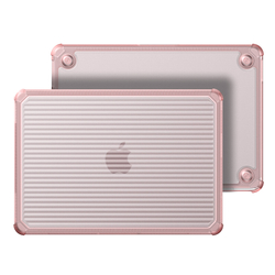 Чехол розового цвета для ноутбука MacBook Neo 13 (с 2026-) от Dux Ducis, серии LCGH Series Protective Case
