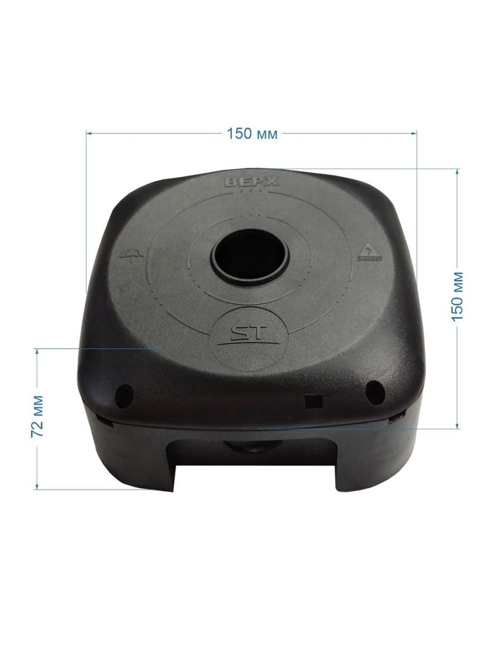 Коробка монтажная ST-K07 PRO Черная (версия 2)