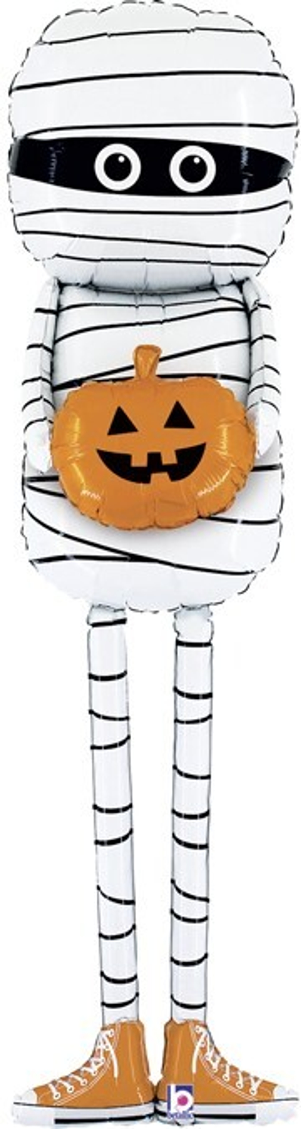 Г Ходячая Фигура Мумия с тыквой 65''/165 см.