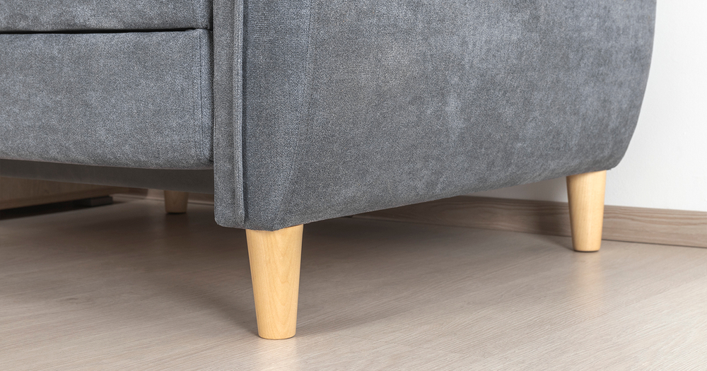 Кресло еврокнижка Анита, Серое