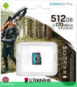 Карта памяти Kingston Canvas Select Plus microSDXC 128GB с адаптером (SDCS2/128GB)