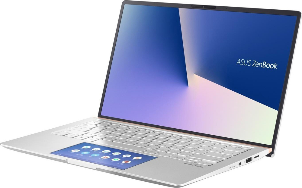 Ультрабук Asus Zenbook 14 UX434FQ-AI116T Royal Blue Core i7-10510U/16G/1Tb SSD/14; FHD IPS Touch/NV MX350 2G/WiFi/BT/ScreenPad 2.0/Win10 + чехол 90NB0RM3-M02620