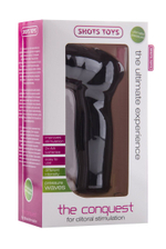 Черная женская вибропомпа The Conquest (Цвет: черный)