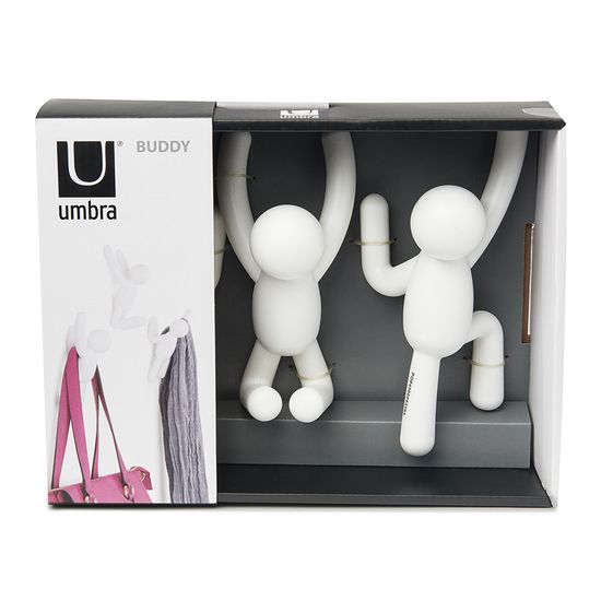 Набор крючков buddy, белый, 3 шт.