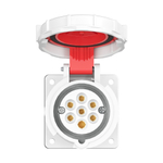 Розетка панельная PSS IP67 16A 6P+E 400В