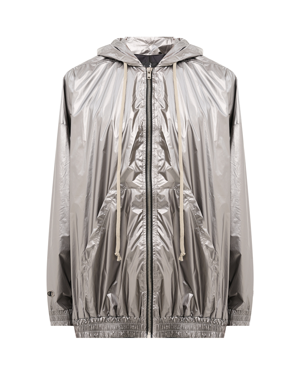 RICK OWENS X CHAMPION КУРТКА СЕРЕБРИСТАЯ JUMBO JASON'S