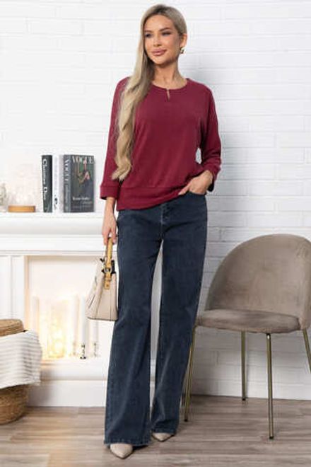 Джемпер трикотажный Претти (бордовый) Б14845-50М LT Collection