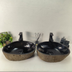 Раковина из речного камня ПАРА! RS-64966 50*33*15 0865